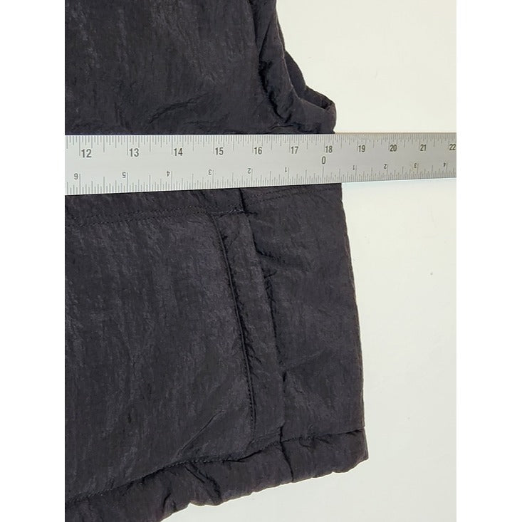 Thread and Supply Black Cropped Puffer Vest Size XS