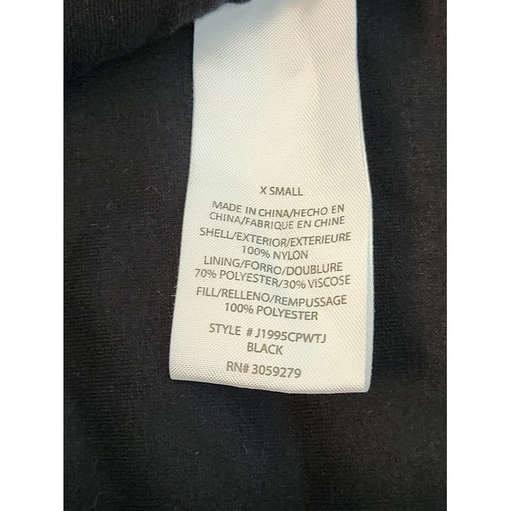 Thread and Supply Black Cropped Puffer Vest Size XS