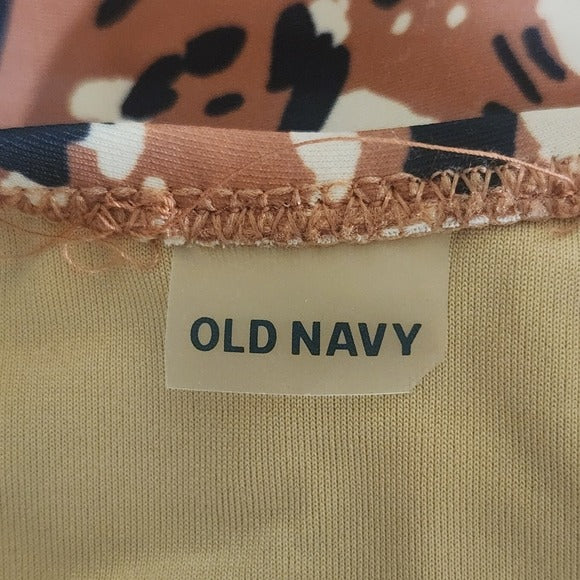 Old Navy Brown Leopard Print One-Piece Swimsuit NWT Size Small