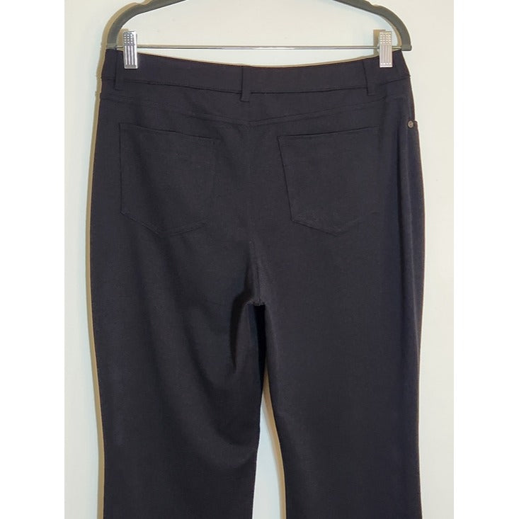 Croft & Barrow Black Secretly Slimming Pants Size 12 NWOT