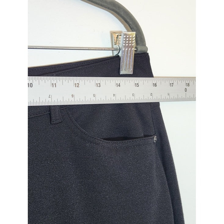 Croft & Barrow Black Secretly Slimming Pants Size 12 NWOT