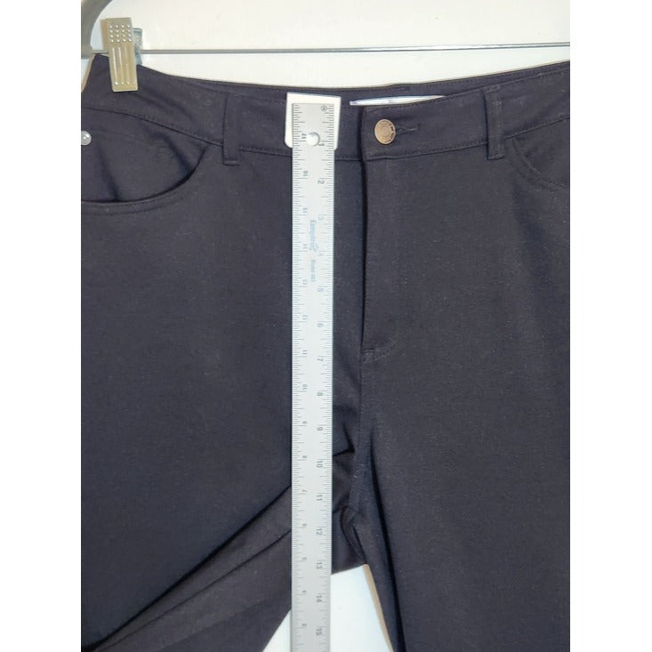 Croft & Barrow Black Secretly Slimming Pants Size 12 NWOT
