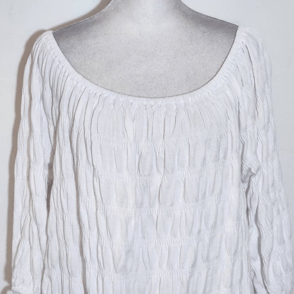 Michael Kors White Knit Top Size Large Michael Kors White Off the Shoulder Top