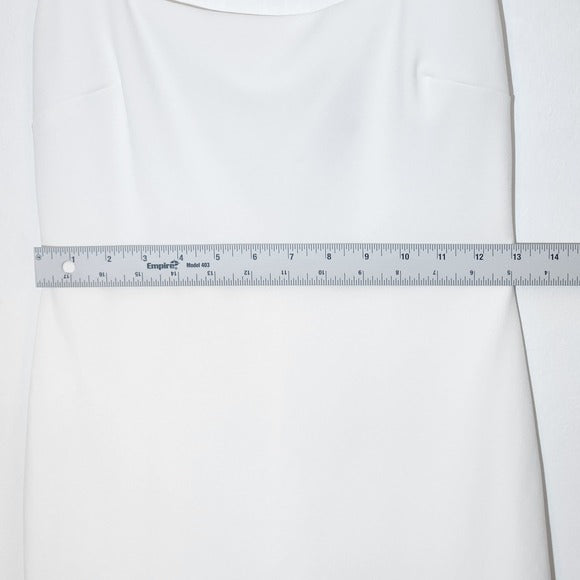 Lulus White Square Neck Sleeveless Midi Dress Size Small