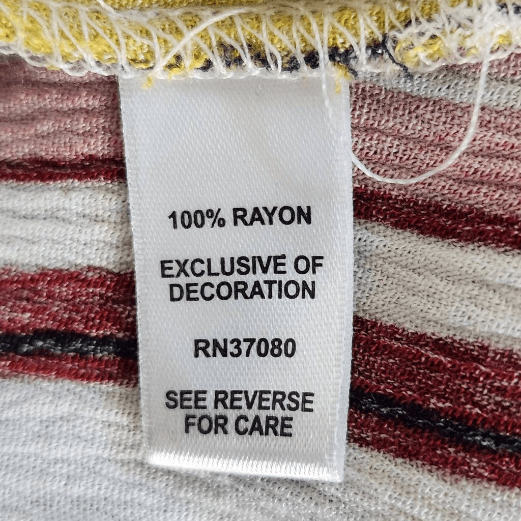 Cato Multi-Color Stripe Blouse with Full Sleeves Size 18/20 Plus Size Stripe Top