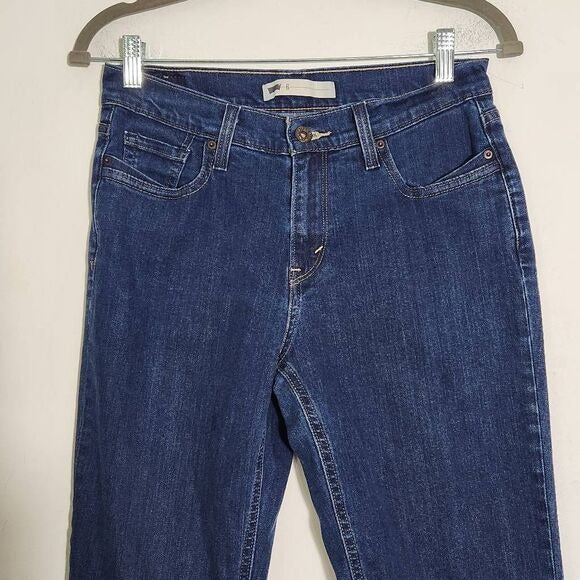 Levi's Cuffed Denim Pedal Pushers Size 6