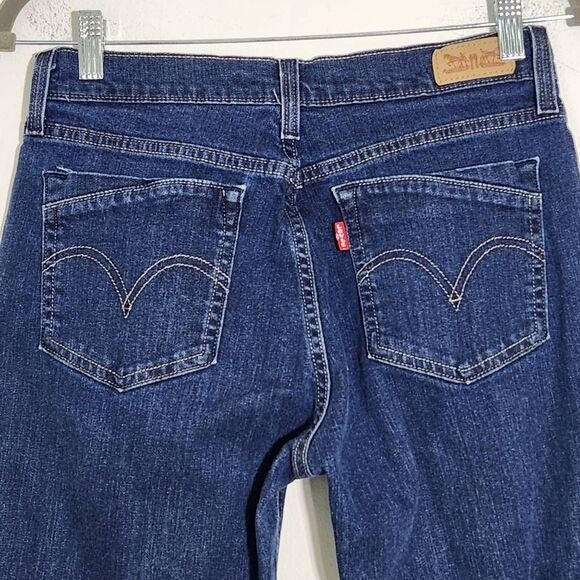 Levi's Cuffed Denim Pedal Pushers Size 6