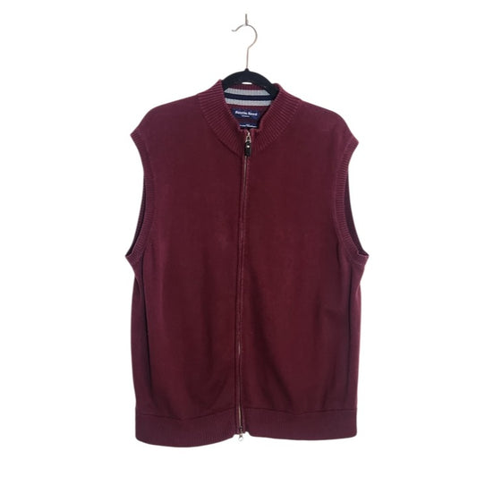 Austin Reed London Burgundy Sweater Vest Size XL