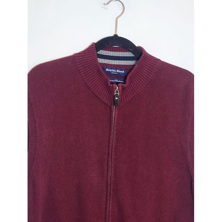 Austin Reed London Burgundy Sweater Vest Size XL