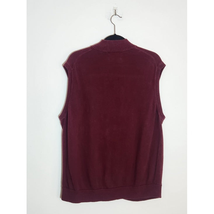 Austin Reed London Burgundy Sweater Vest Size XL