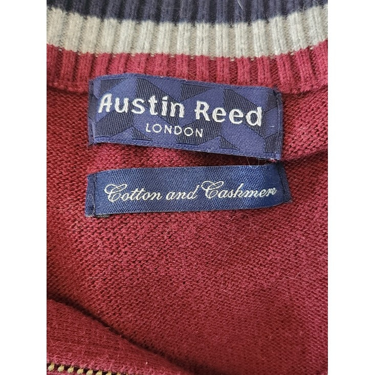 Austin Reed London Burgundy Sweater Vest Size XL