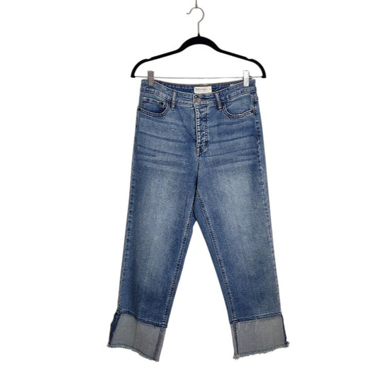 Jessica Simpson Throwback Vintage Straight Cropped Jeans Size 27