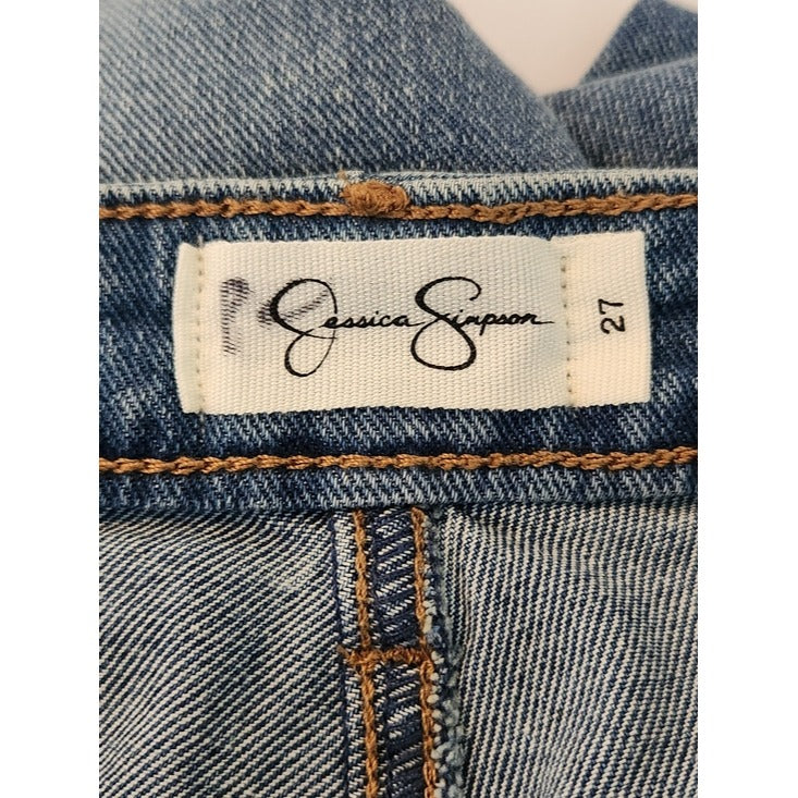 Jessica Simpson Throwback Vintage Straight Cropped Jeans Size 27