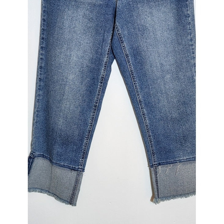 Jessica Simpson Throwback Vintage Straight Cropped Jeans Size 27