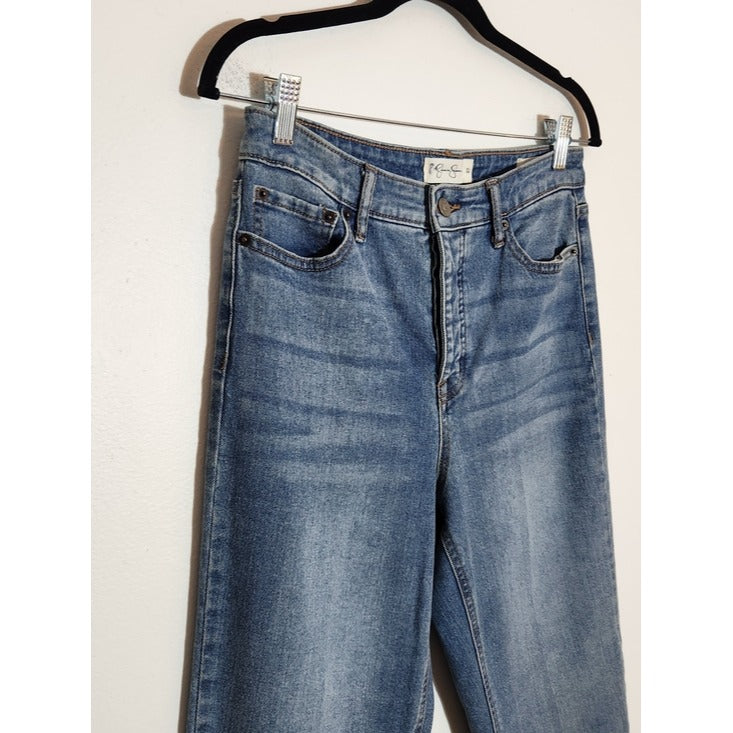 Jessica Simpson Throwback Vintage Straight Cropped Jeans Size 27