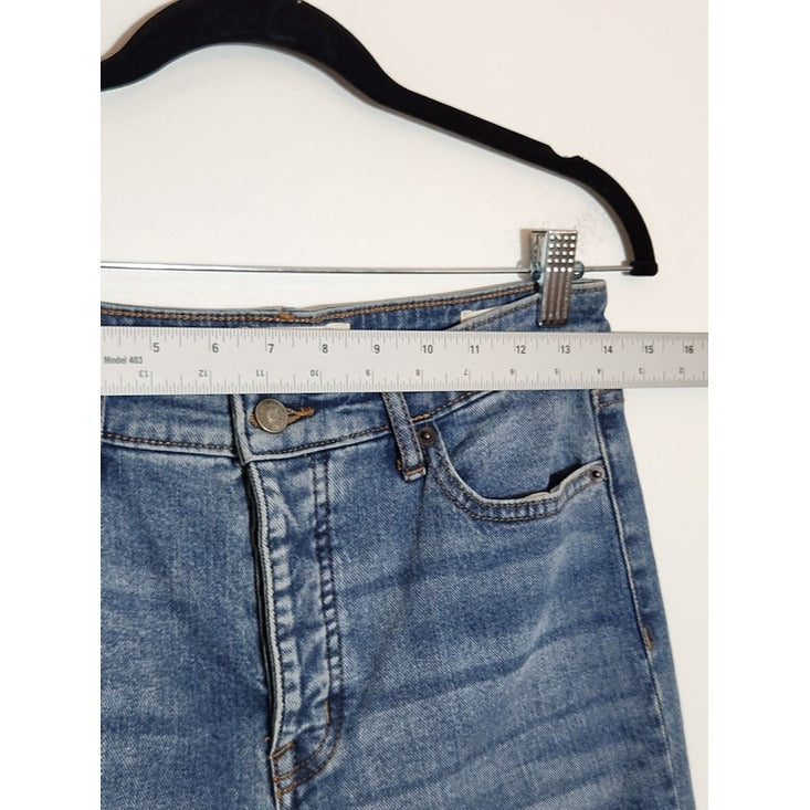 Jessica Simpson Throwback Vintage Straight Cropped Jeans Size 27