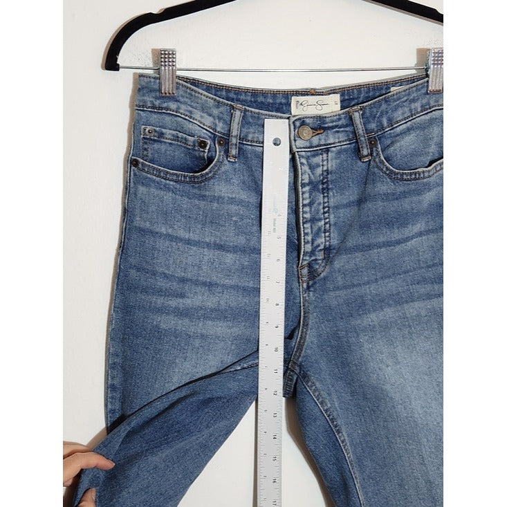 Jessica Simpson Throwback Vintage Straight Cropped Jeans Size 27