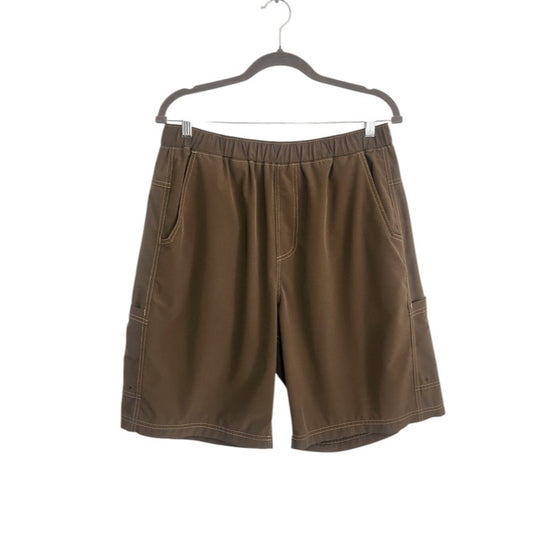 Magellan Outdoors Green Fish Gear Water Repellent Cargo Shorts Size XL