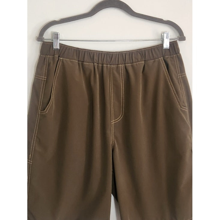 Magellan Outdoors Green Fish Gear Water Repellent Cargo Shorts Size XL