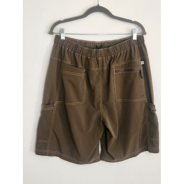 Magellan Outdoors Green Fish Gear Water Repellent Cargo Shorts Size XL