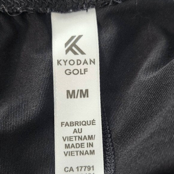 Kyodan Black Golf Skirt Size Medium Golf Print Skirt