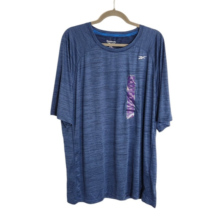 Reebok Blue Performance Short Sleeve T-Shirt Size XXL NWT