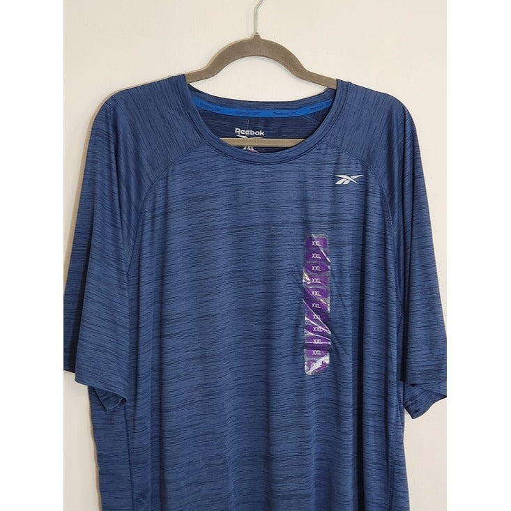 Reebok Blue Performance Short Sleeve T-Shirt Size XXL NWT