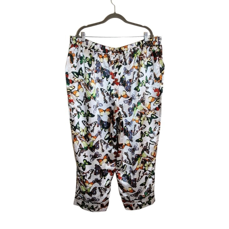 Adore Me Butterfly Print Pajama Pants Size 2X NWT