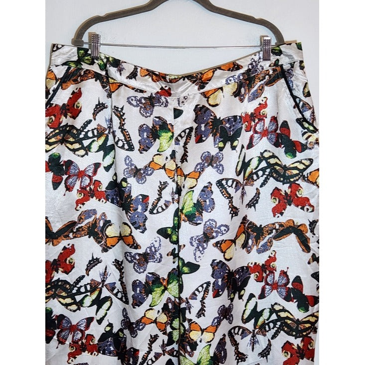 Adore Me Butterfly Print Pajama Pants Size 2X NWT