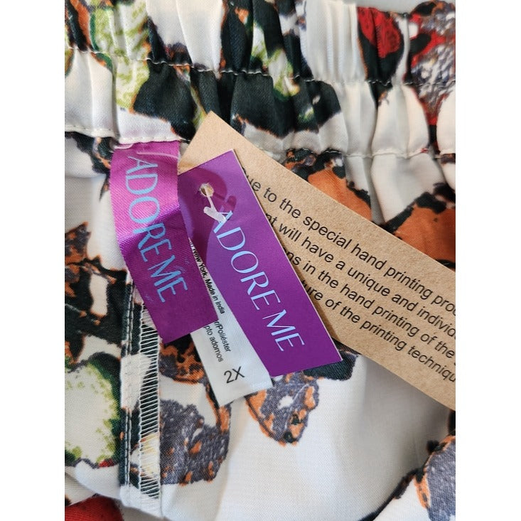 Adore Me Butterfly Print Pajama Pants Size 2X NWT