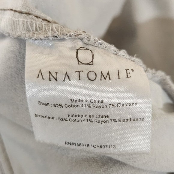 Anatomie Army Green Camo Skinny Cargo Pants Size Small