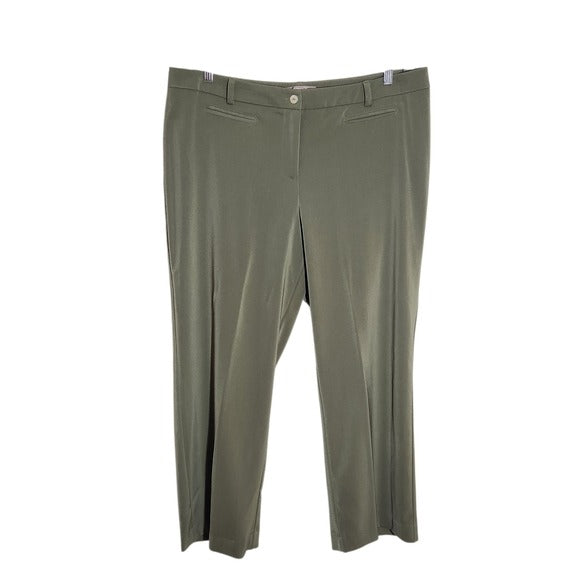 Chico's Sage Green Dress Pants Size 3 Short XL