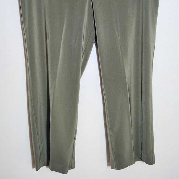 Chico's Sage Green Dress Pants Size 3 Short XL