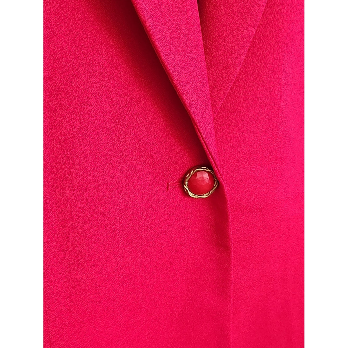 Chad Stevens Vintage Red Single Button Blazer Style Coat Size 18 NWT Flaw