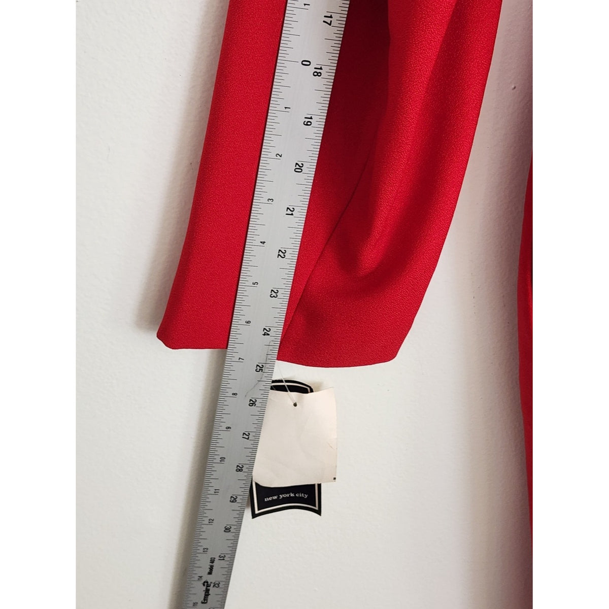 Chad Stevens Vintage Red Single Button Blazer Style Coat Size 18 NWT Flaw