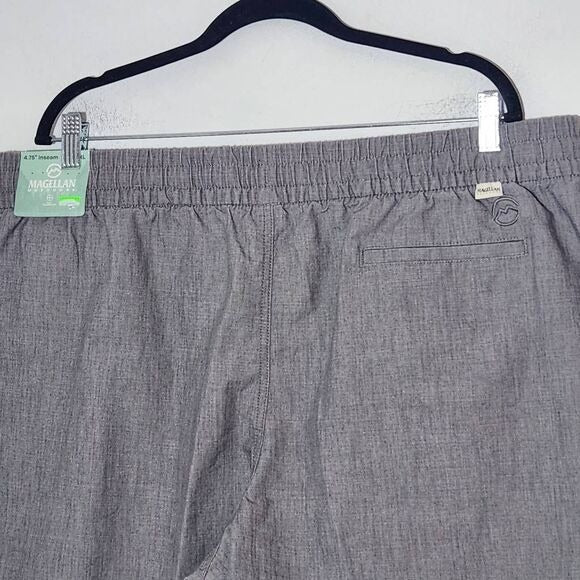 Magellan Gray Pull-on Shorts Size XXL Magellan Gray Outdoor Casual Shorts New