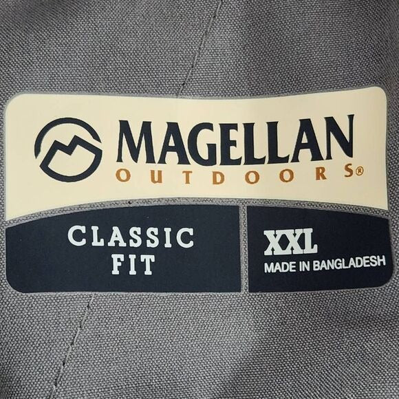 Magellan Gray Pull-on Shorts Size XXL Magellan Gray Outdoor Casual Shorts New