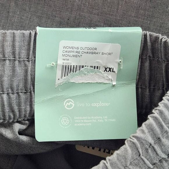 Magellan Gray Pull-on Shorts Size XXL Magellan Gray Outdoor Casual Shorts New