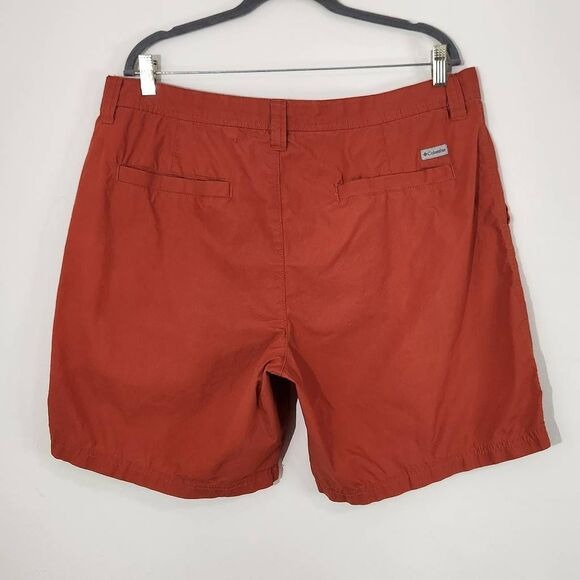 Columbia Orange Flat Front Shorts Size 38 Rust Orange Columbia Preppy Shorts