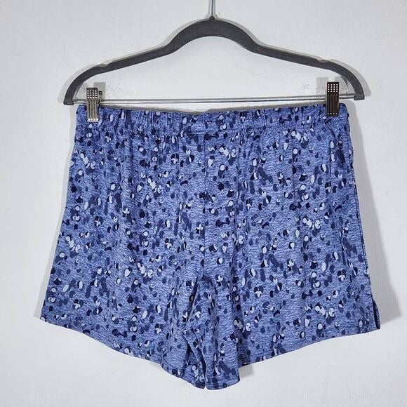 Lucky Brand Leopard Print Lounge Shorts Size Small Animal Print Knit Shorts