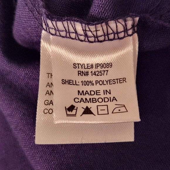 Iris Indigo Blue Strapless Cargo Jogger Jumpsuit Size Medium