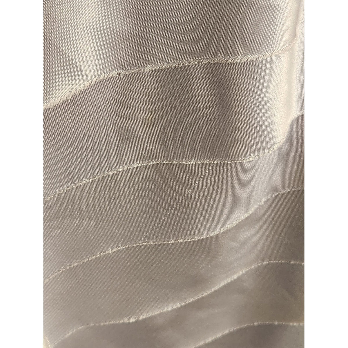 Steppin Out Silver Layered Ruffle Cocktail Mini Slip Dress Size 9/10 NWT