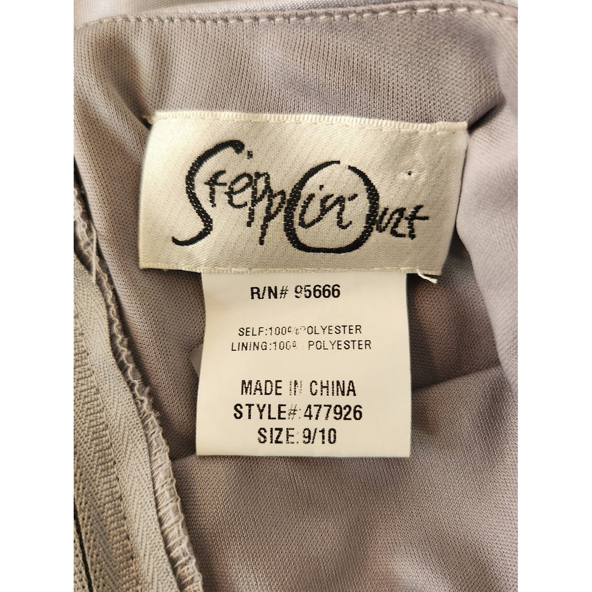 Steppin Out Silver Layered Ruffle Cocktail Mini Slip Dress Size 9/10 NWT