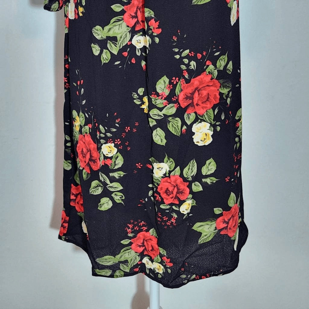 Purple Snow Floral Off the Shoulder Mini Dress NWT Sz Large Wedding Guest Dress