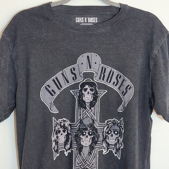 Guns N’ Roses Mineral Washed Gray “Appetite for Destruction” Tee Size Large