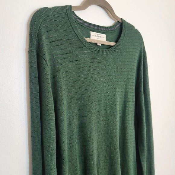 Hawker Rye Green Knit Sweater Size Large NWT
