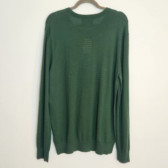Hawker Rye Green Knit Sweater Size Large NWT
