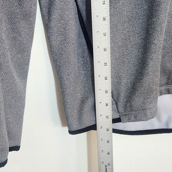 Nike Gray Dri-FIT Quarter Zip Pullover with Tupelo Golf Logo Size Medium