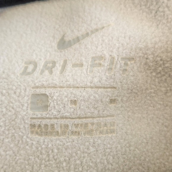 Nike Gray Dri-FIT Quarter Zip Pullover with Tupelo Golf Logo Size Medium