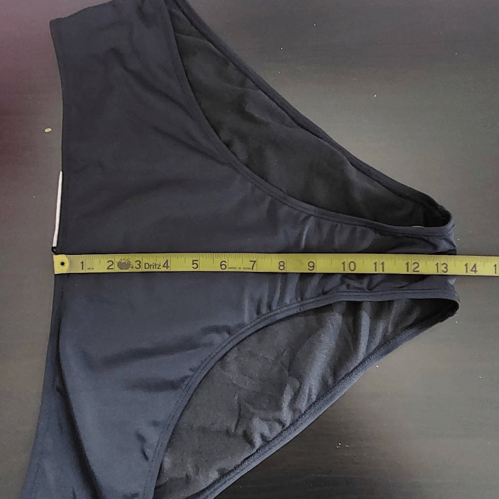 AI'MAGE Black Swim Dress with Matching Bottoms NWOT Size XXL